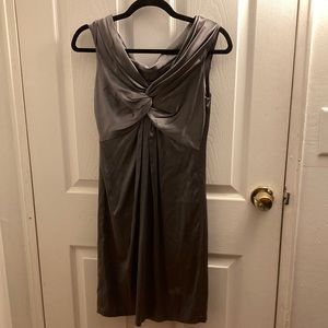 Keemiq - Small - Silver Silk Dress